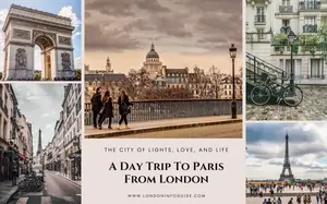 Embark on an unforgettable London to Paris day trip and immerse yourself in the beauty and culture of the City of Lights.