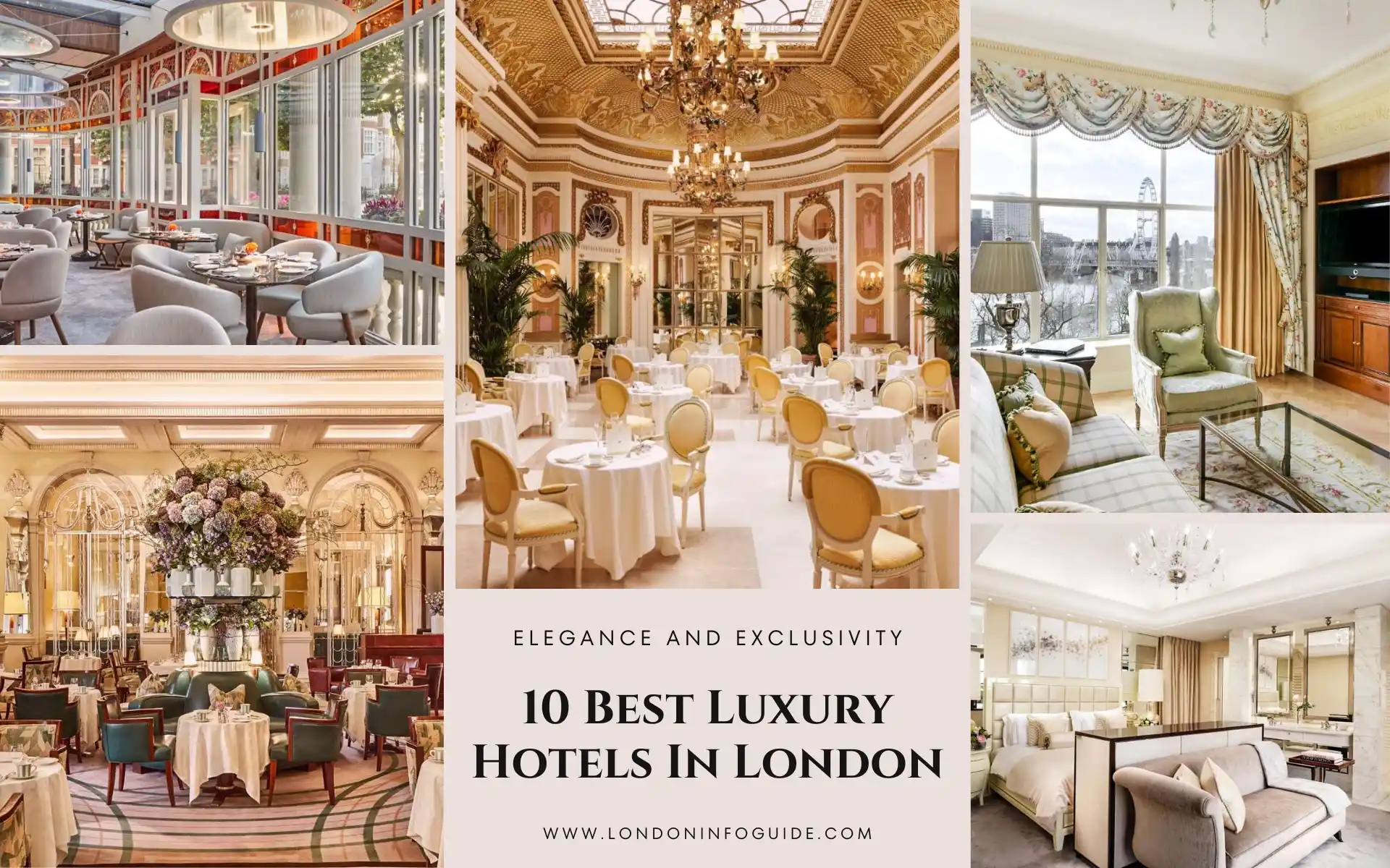 A selection of luxury hotels in Central London. Luxury Hotels In London UK.