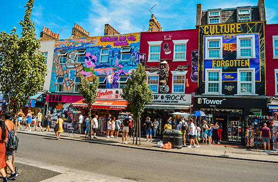 Camden Town in London.