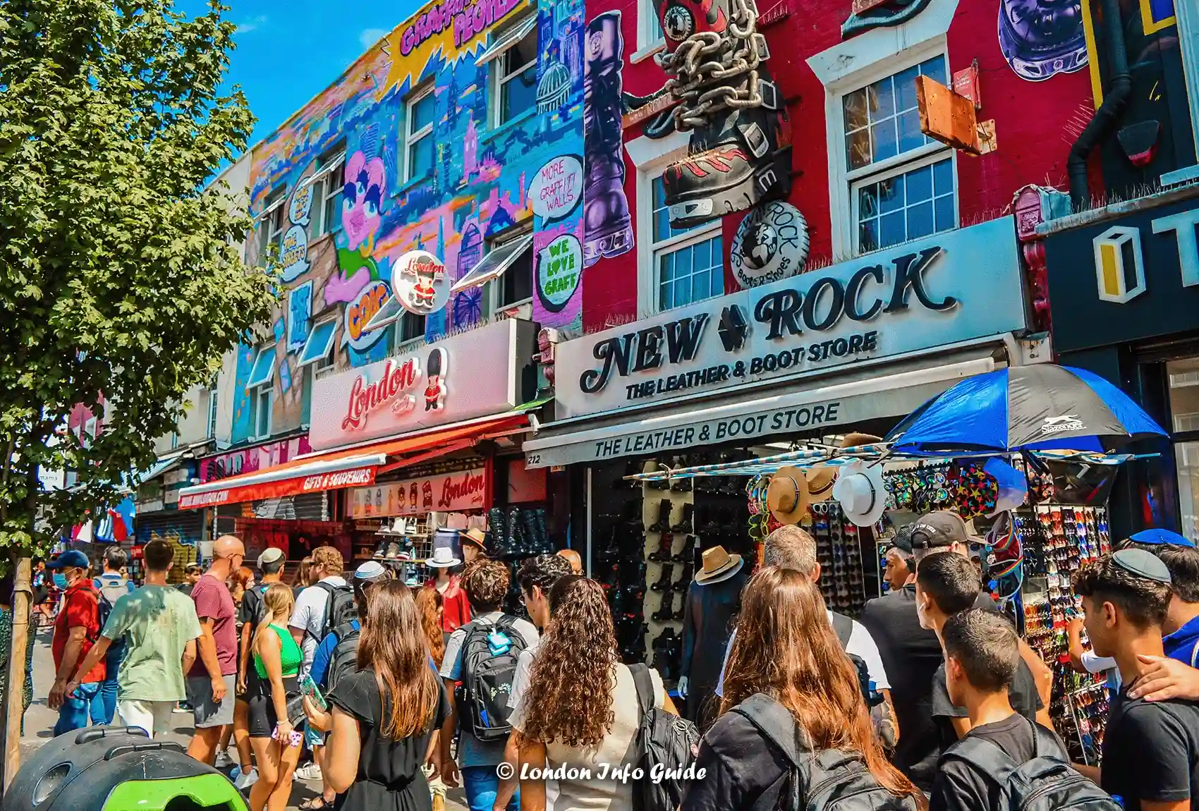 Camden Town in London UK.