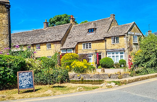 Cotswolds cottage in England.