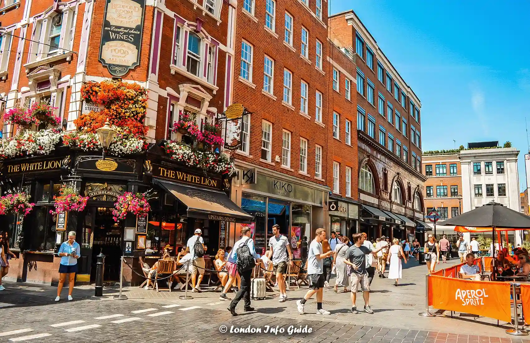 Covent Garden City of Westminster London.