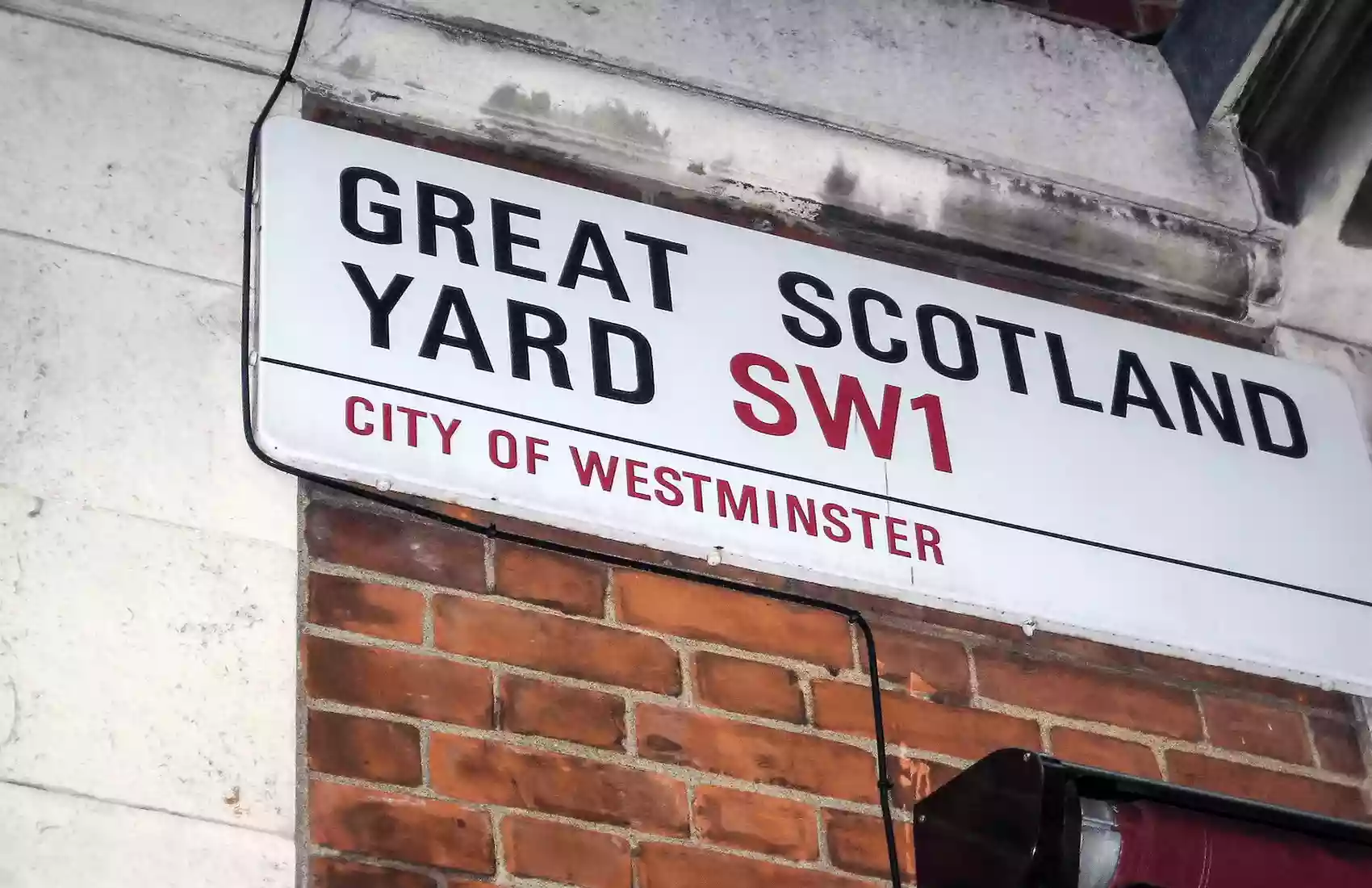 Great Scotland Yard Sign. Great Scotland Yard Sign.