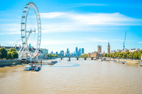 River Thames in London.