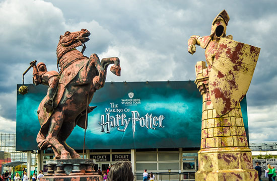 Harry Potter Studio exterior in London.