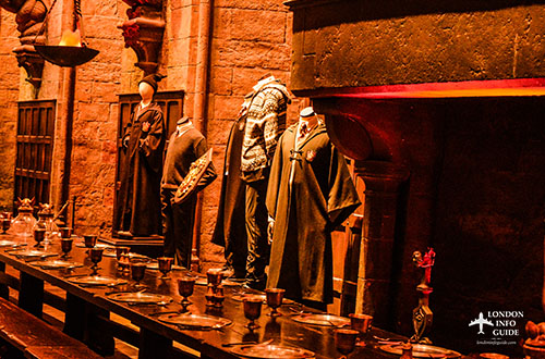 Mannequins at the Harry Potter tour in London.