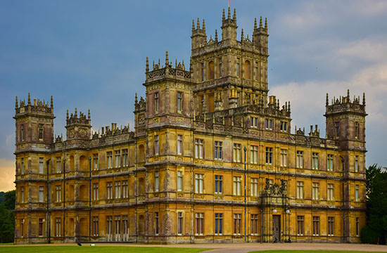 Highclere Castle at Downtown Abbey.