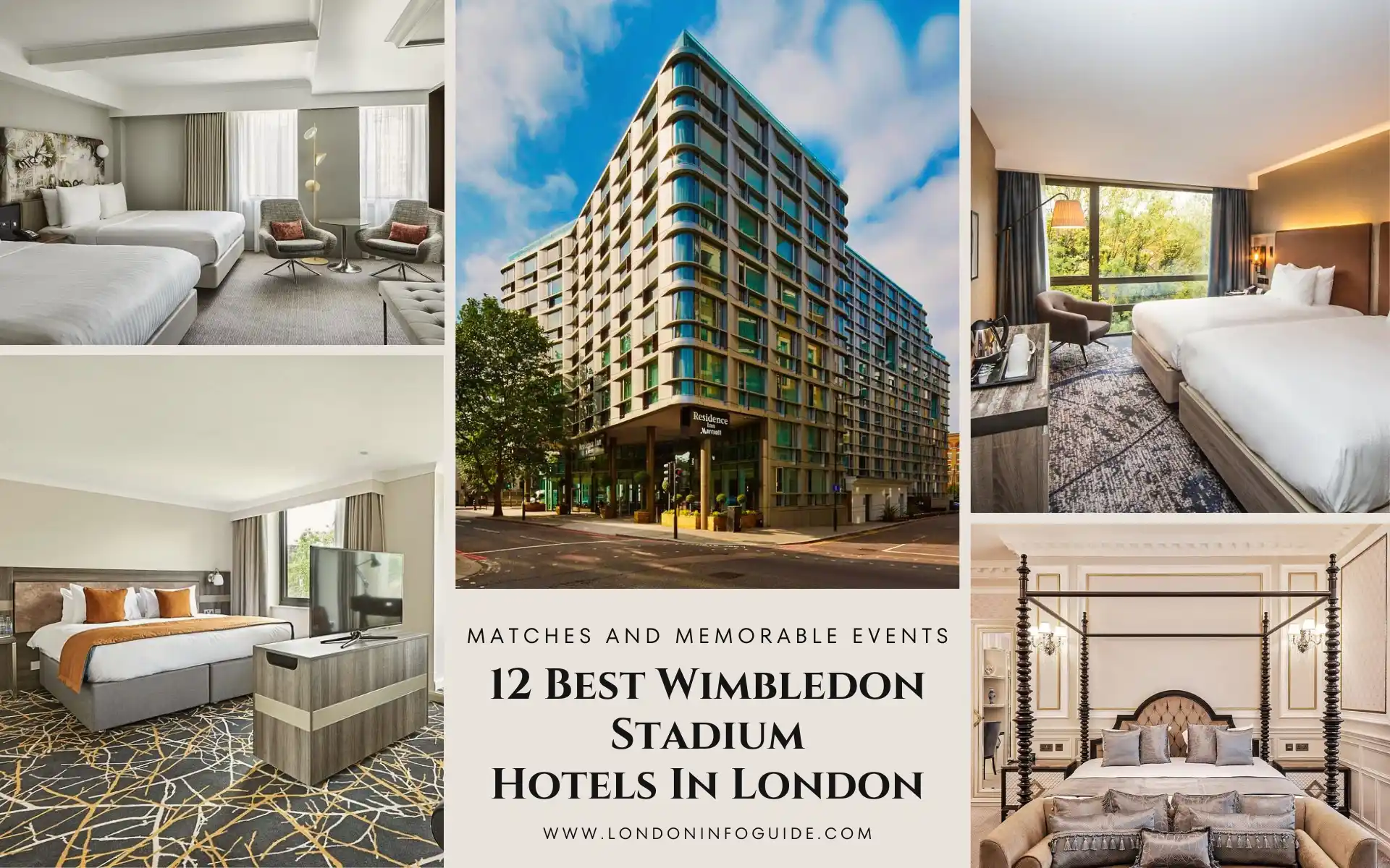 Hotels close to Wimbledon Stadium London England.