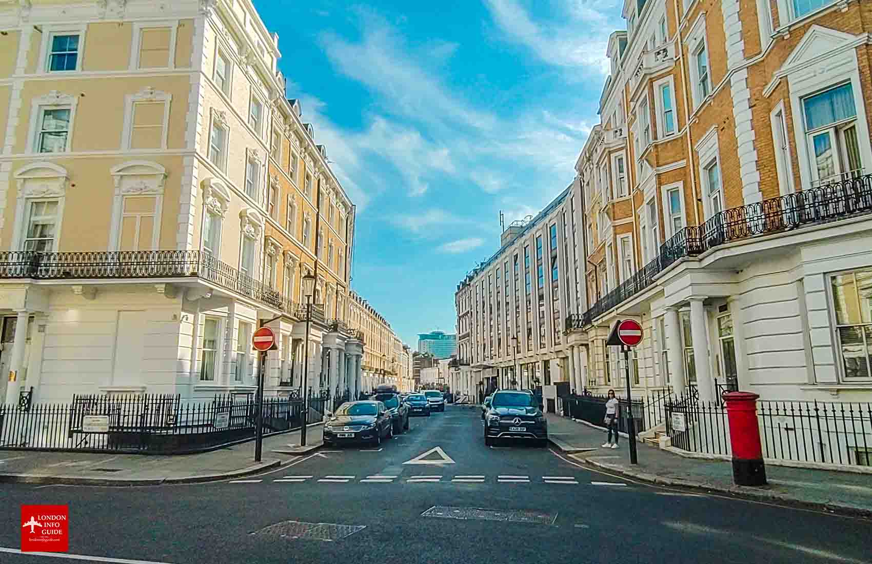 Kensington and Chelsea area of London UK.