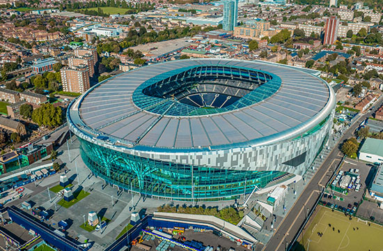 Tottenham Hotspur Stadium London.