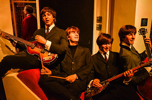 Madame Tussauds London Beatles.