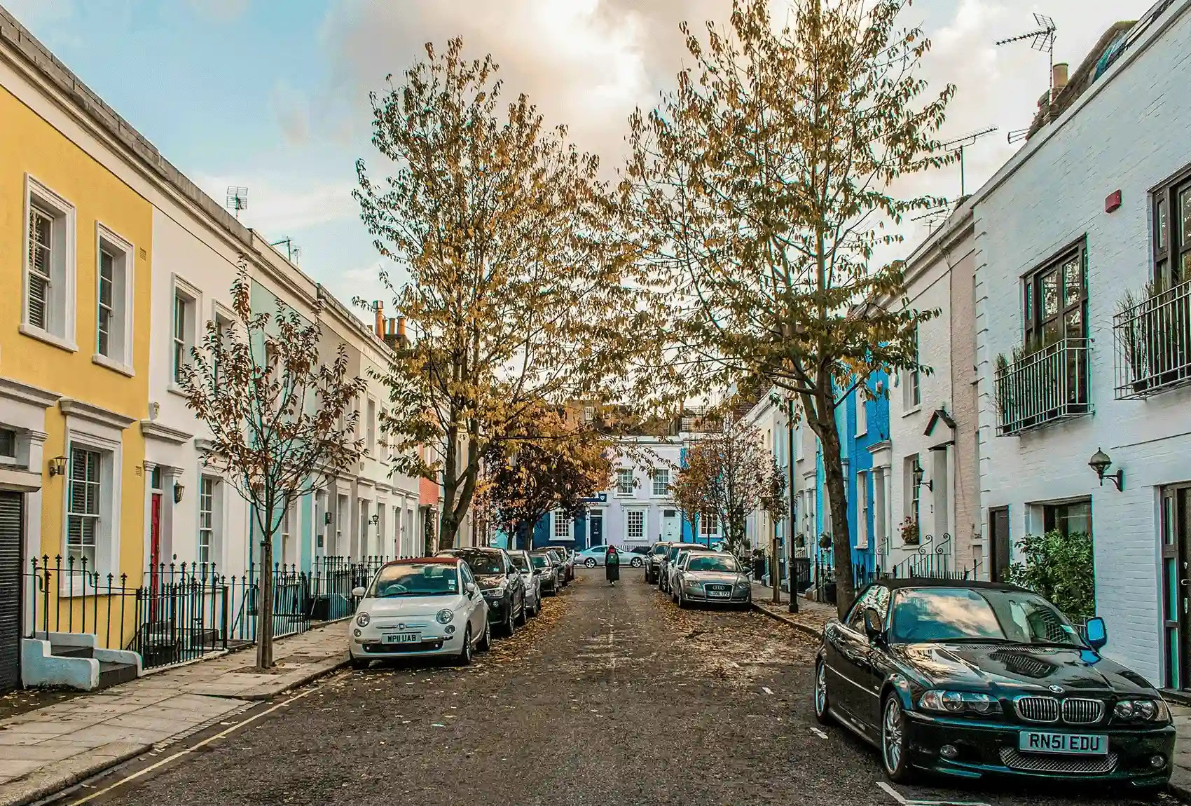 A street in Notting Hill London.