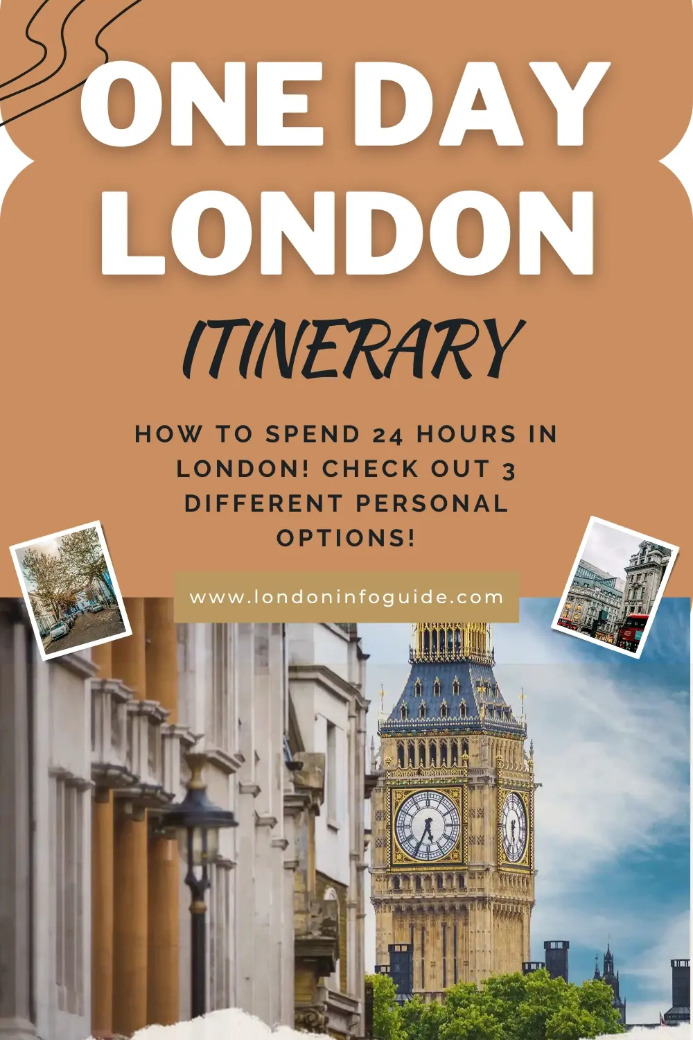 One day in London Itinerary Big Ben.