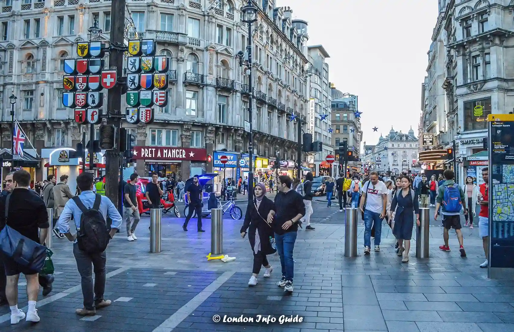 Piccadilly Circus London UK.