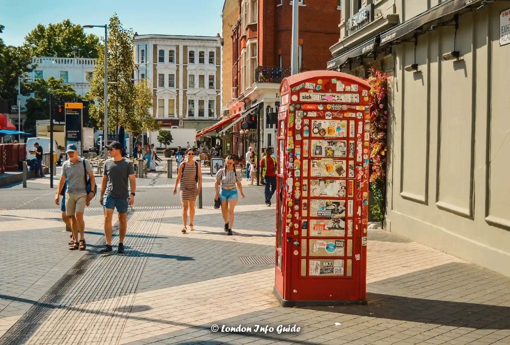 Explore the distinctive red telephone boxes that characterise London's streetscape.