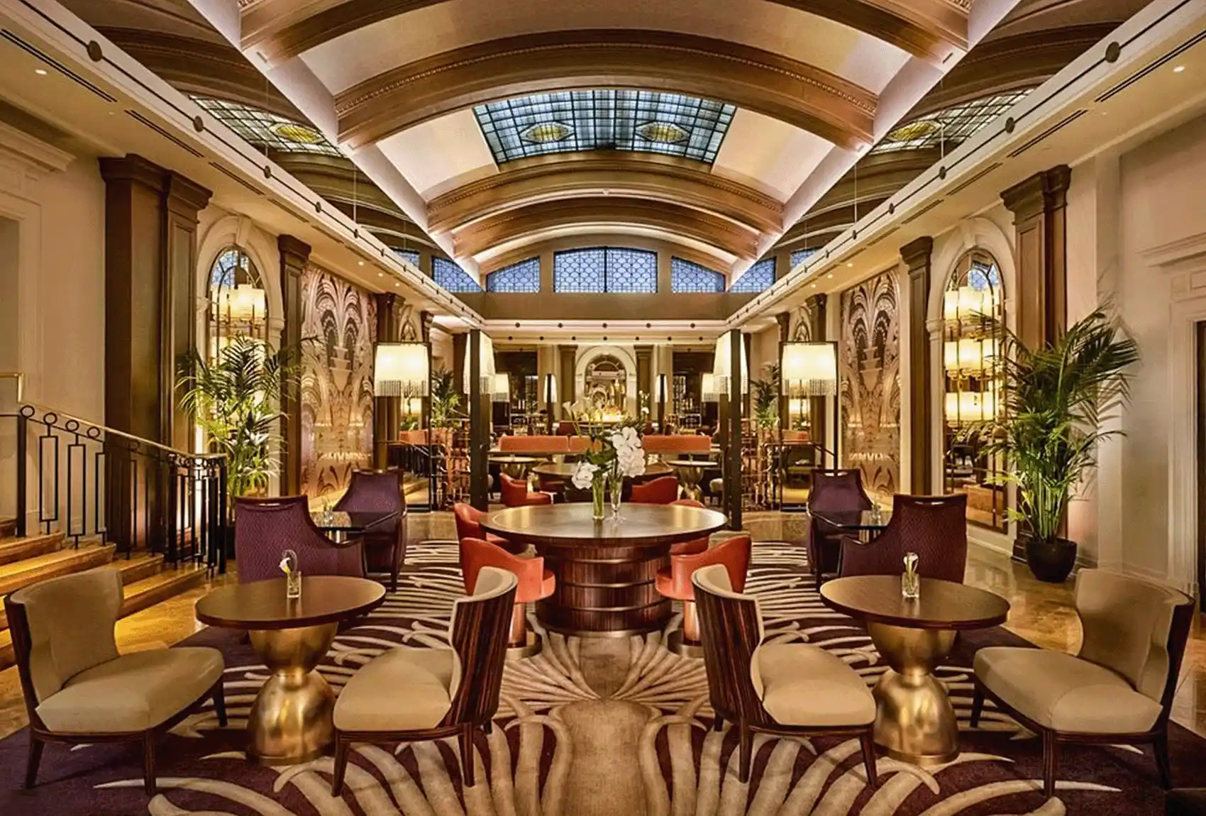 Luxurious Interior at Sheraton Grand London Park Lane.