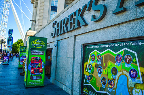 Shrek Adventure London.