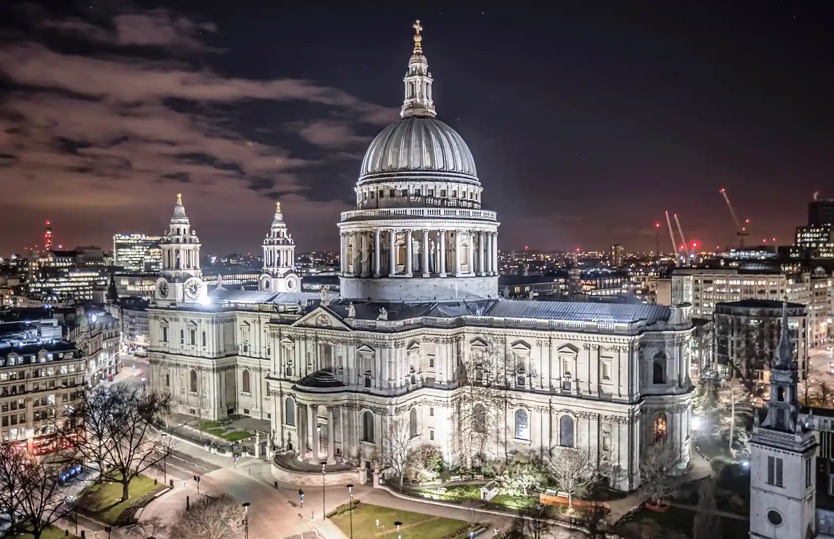 St. Paul's Cathedral in City of London UK.
