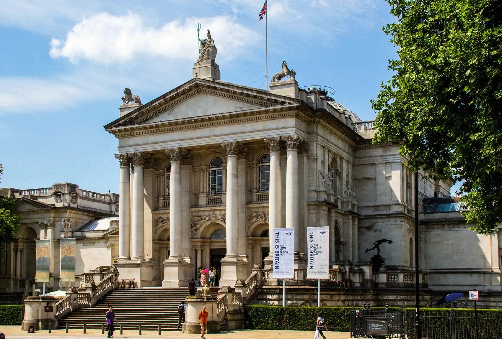 Tate Britain museum building.