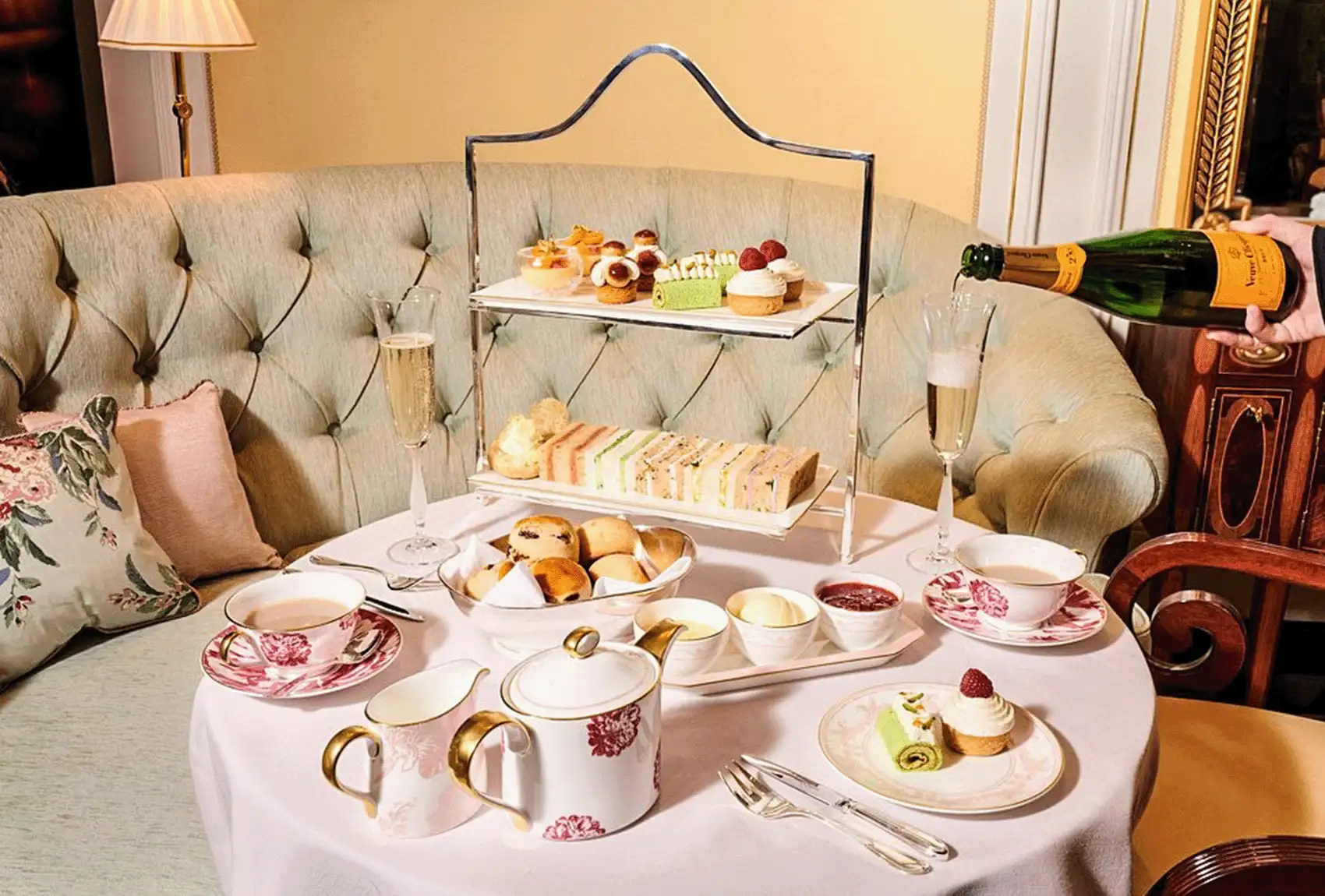 Tea at the Dorchester London.