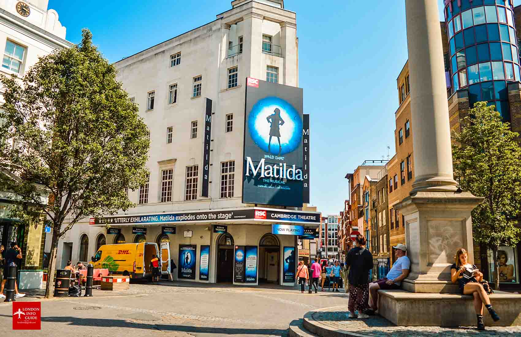 Cambridge Theatre in London. The Cambridge Theatre in London.