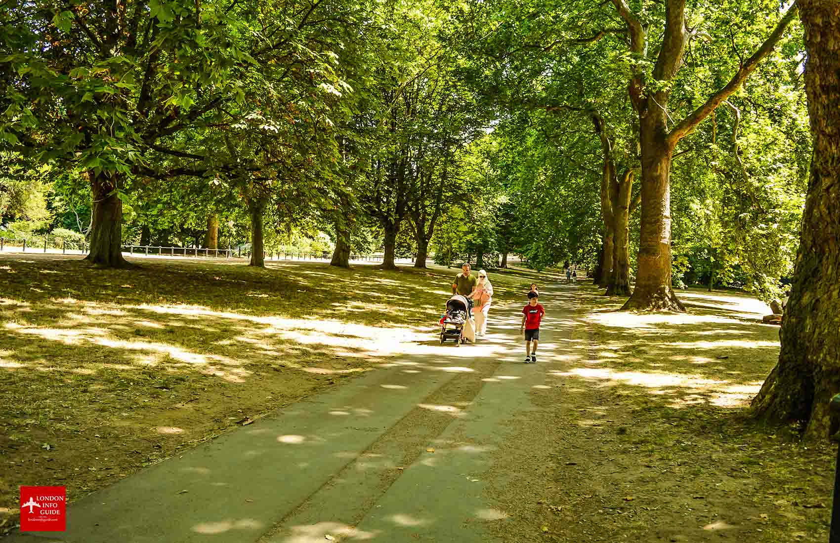 Hyde Park in London.