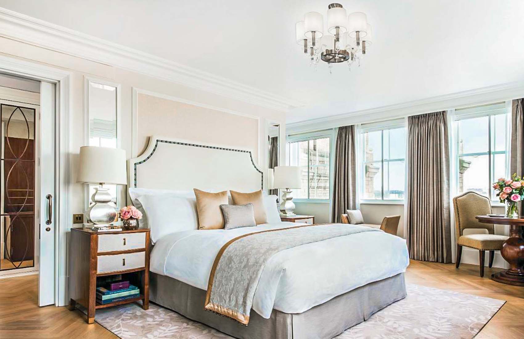 The Langham London Hotel.