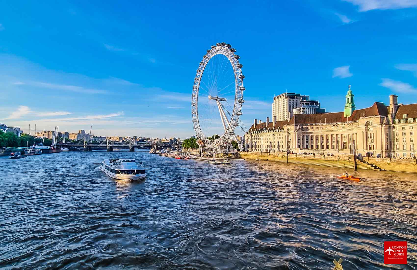 The London Eye Wheel.