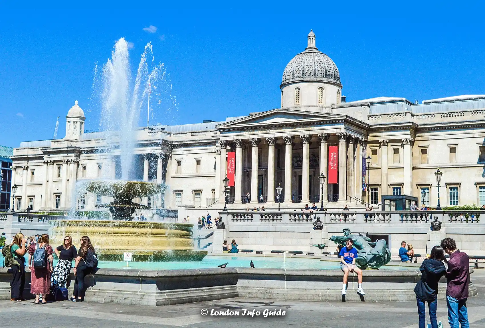 National Gallery London view.
