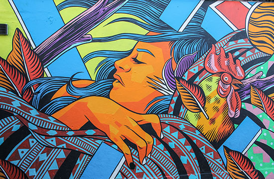 Street art in London.