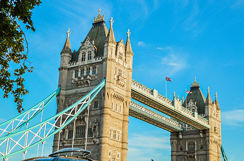 The Tower Bridge UK London.