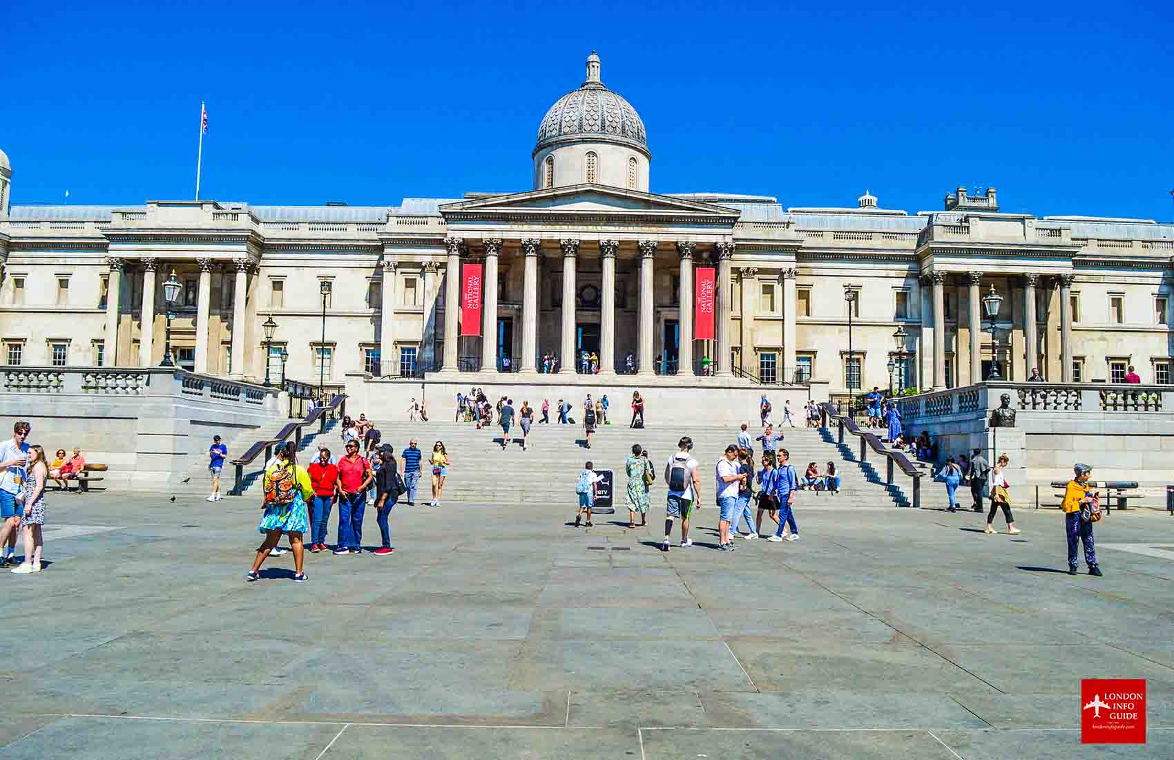 Trafalgar Square London.