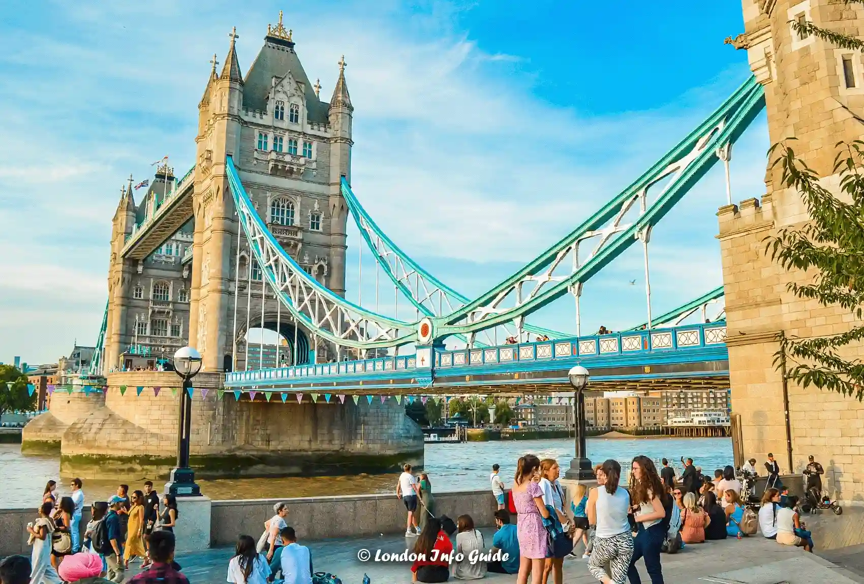 Tower Bridge in London UK.