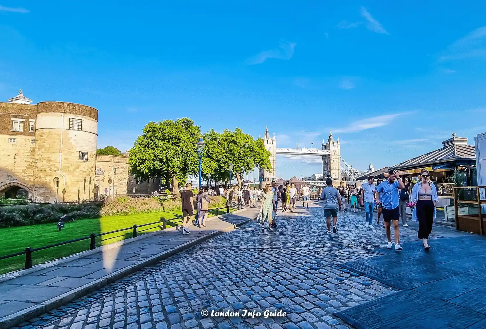 Walking River Thames with Tower Bridge View