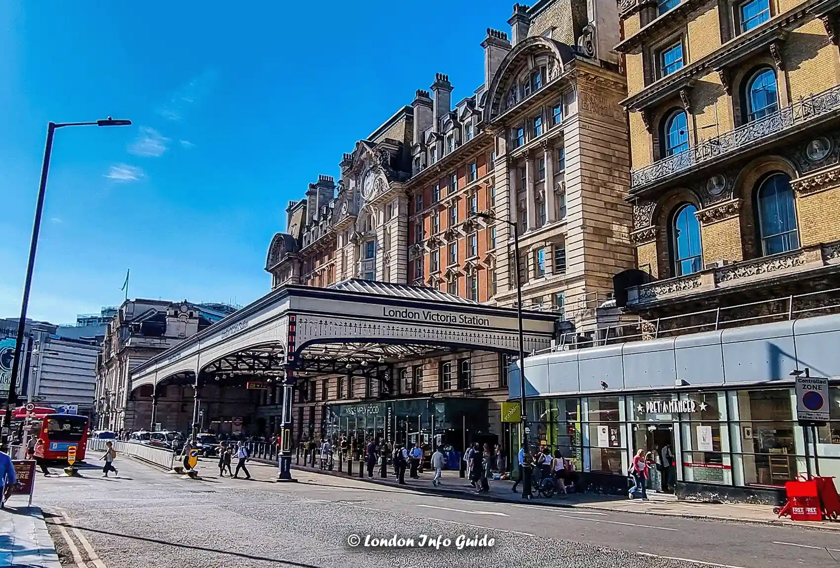 The London's bustling Victoria Bus Station for regional and national travel. Navigate through London's central Victoria Bus Station.