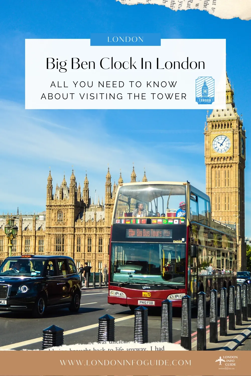 The Big Ben Clock in London.