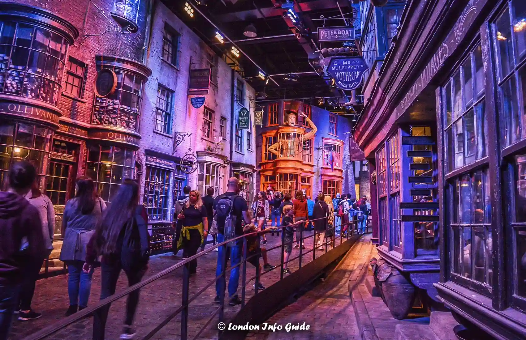 Diagon Alley at Harry Potter Studios.