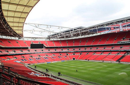 Wembley Stadium London.