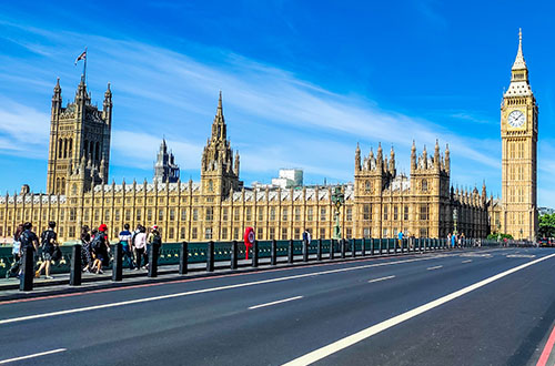 Big Ben and Houses of Parliament.